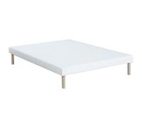 Vente-unique - Sommier déco tapissier 160 x 200 cm 10 Lattes - Blanc - ASTHENIS II de YSMÉE