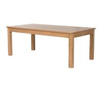 Vente-unique - Table à Manger Extensible 8 à 12 Personnes placage chêne - Naturel - FOMIREL