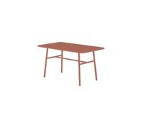 Vente-unique - Table Basse de Jardin en métal - Terracotta - MIRMANDE de MYLIA