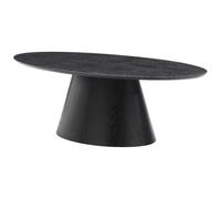 Table basse placage frêne - Noir - ANTELADA