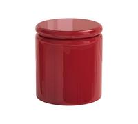 Vente-unique - Table d'appoint en MDF - Rouge laqué - AMOFA