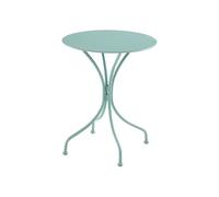 Vente-unique - Table Ronde de Jardin D.60 cm en métal - Vert Amande - MIRMANDE de MYLIA