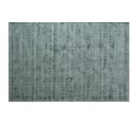 Vente-unique - Tapis en Viscose tissé à la Main - 160 x 230 cm - Gris Bleu - 1800g/m² - MOLINI