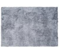 Vente-unique - Tapis Shaggy à Poils Longs - 160 x 230 cm - Argenté - Glitter