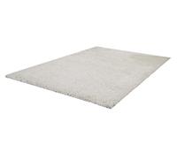 Vente-unique - Tapis Shaggy à Poils Longs Microfibre - 160 x 230 cm - Blanc cassé - Harvey