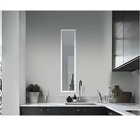 Vente-unique - Verrière Atelier en Aluminium thermolaqué - 30x130 cm - Blanc - Bayview