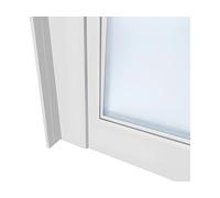 Vente-unique - Verriére Atelier en Aluminium thermolaqué - 60x130 cm - Blanc - Bayview