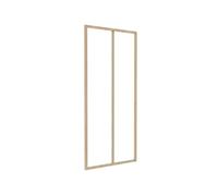 Vente-unique - Verriére Atelier en Aluminium thermolaqué - 60x130 cm - Naturel Clair - Bayview