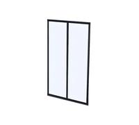 Vente-unique - Verriére Atelier en Aluminium thermolaqué Noir 60 x 105 cm (L x H) - Bayview