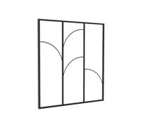 Vente-unique - Verriére Style Art déco en Aluminium thermolaqué - L120 x H130 - Olena