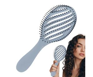 Vented Hair Brush, Detangling Scalp Massage Comb, Fast Blow Dry Smoothing Tool for Knots And Breakage, Soft Bristle Comb for Wet Dry Hair, Salon Styling Accessory for Home Use
