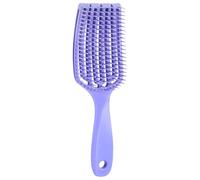 Vented Hair Brush for Women, Curved Breathable Comb, Anti-Pull Detangling Design, Lightweight Ergonomic Handle, Design Smoothly Glides Through Hair, 8.98x2.76x1.3in
