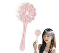 Vented Hair Brush, Vent Soft Hair Brush, Petal Shape Smoothing Volumizing Scrub, Ideal for Wet, Dry, Curly, Thick, Straight, Wavy, No Styling Tool