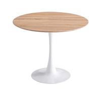 Ventemeublesonline Table Ronde Ibiza White Ø90 CM