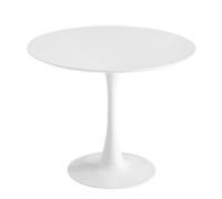 Ventemeublesonline Table Ronde Ibiza White Ø90 CM