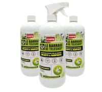 BLANC VENTEO barrage aux insectes teleshopping interieur & exterieur Lot de 3 spray fourmis multiinsectes anti pucerons plantes exterieur barrage aux insectes pour Maison, jardin, piscine.
