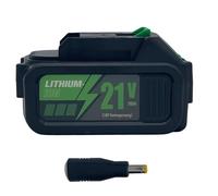 VENTEO Batterie Li-ION 21V Rechargeable 2600mAh 54,6WH | Autonomie Prolongée & Chargeur Batterie Rapide | Remplacement Instantané | Poignée Encastrée Ergonomique | Compatible Jet Hawk