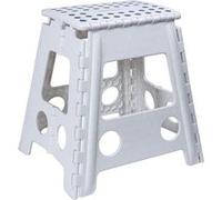 Venteo - Blanc 4.0 Marche Pied Pliant Grand MODELE - Résiste jusqu'à 150kg de Charge - Pliable
