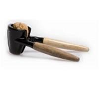 VENTEO Casse Noix en Métal et Bois Robuste | Pince Cuisine Ergonomique et Antidérapante pour Fruits à Coque | Outil Casse tete Multifonction Résistant pour Décortiquer Noisettes et Noix de Macadamia