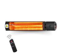 Radiateur infrarouge STARLYF Radiant Heater (IP65), Intérieur et Extérieur, 2000W, Chauffage radiant terrasse, incl materiél de montage, avec télécommande
