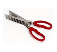 Venteo - Ciseaux Emince Tout - Ciseaux 5 Lames, Poignée Ambidextre - Coupe Les Aliments Rapidement Et Proprement