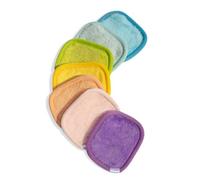 Disques démaquillants lavables - VENTEO - Lot de 7 disques - Réutilisable - Pour tous types de peaux - Microfibre ultra douce - Lavable en machine - Multicouleur