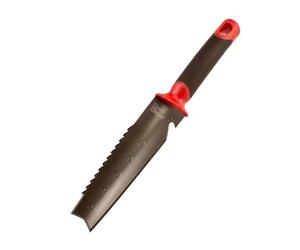 Venteo - Couteau de Sol Manuel Rootslayer | Lame Acier Carbone Dentée et Tranchant Lisse Affûtable | Desherbeur Manuel Précis pour Racines et Terre Compacte | Outils Jardinage Potager Massifs