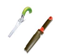 Venteo - Désherbeur ergonomique + Couteau de sol à main - outils de qualité supérieure - Creuser/désherber