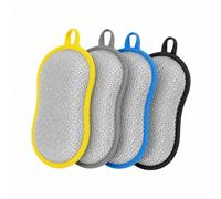 VENTEO Éponge Cuisine Pro x4 | Liquide Vaisselle Éponge Magique | Éponge Double Face Non Abrasive | Nettoyage Vaisselle Surfaces Ménagères | Éponge Réutilisable Lavable | Hygiène Entretien Cuisine