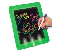 Best Direct Fantastic Pad Original Comme vu à la TV Tableau d'écriture LCD électronique, Ardoise Magique Effaçable Magnétique Jouet éducatif 3 ans Tablette Dessin Graphique Lumineuse Vert/Noir 47275 Petit