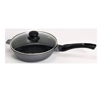Venteo - Kitchenpro - Sauteuse Avec Son Couvercle Et Sa Poignée Soft-Touch - Revêtement En Pierre, Antiadhésif - Dimension 24cm