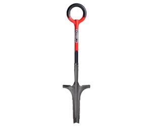 Venteo - Lame Dentée V Inversé Acier Carbone Renforcé Haute Résistance | Extraction Racines Profondes sans Effort | Outil Jardinage Sol Dur Pelouse Jardin Gazon a Semer