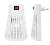 VENTEO - Lampe Barrage à Insectes | Anti Moustique | Lampe UV Anti Mouche sur Prise avec Interrupteur | Prise Anti Moustique Veilleuse Prise Electrique | Intérieur Chambre Garage Camping-Car