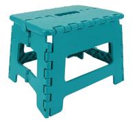 Venteo - Marche Pied Pliant - Résiste jusqu'à 150kg de Charge - Turquoise, 25 cm