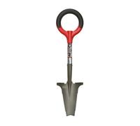 Venteo – Mini pelle ROOTSLAYER – Acier trempé, tête en V, outil multifonction – Rouge