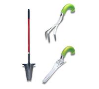 venteo Multicouleur Désherbeur + cultivateur + pelle à manche xl ROOTSLAYER Outils de Jardin multifonction Facile d'utilisation