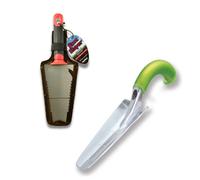 venteo Multicouleur RootSlayer à Main + Transplantoir ergonomique Outils multifonctions pour votre jardin Jardinage