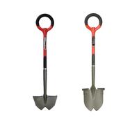 venteo Noir et rouge Pack RootSlayer Dresse bordures / pelle ronde coupe racines Léger/maniable Outils multifonctions pour votre jardin