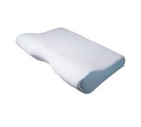 Venteo - Oreiller Ergonomique Cervical Mémoire de Forme | Oreiller Soutien Anatomique Nuque | Technologie Fresh Rafraîchissante Housse Coton Amovible Lavable | Confort Hygiénique Sommeil Réparateur