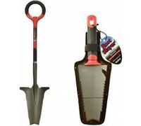 Venteo - Pack Duo - RootSlayer™ - Noir - Adulte - Outils jardin - Bêche - Transplantoir - Acier de carbone - Manche 360° G