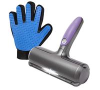 Venteo Pack Poils Animaux - Brosse ramasse Poils et Gant de brossage Animaux Ramasse Poils -Brosse pour Chat et Chien
