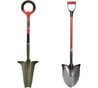 Venteo - Pack RootSlayer™ - Noir - Adulte - RootSlayer™ + RootSlayer Pelle à rebords™ - Jardin - Acier de carbone - Manche 360° Noir G