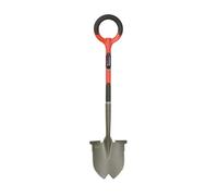 VENTEO - Pelle Ronde Rootslayer Dentée Acier Carbone Renforcé | Coupe Racines Épaisses Pénétration Sols Durs | Outil Jardinage Puissant Creusage Terre Compacte et Travaux Intensifs Jardin
