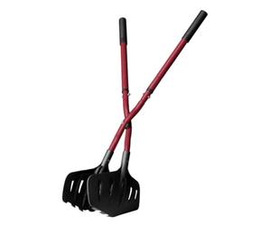 VENTEO - Pince Multifonctions Ramasse Feuilles XXL Rootslayer | Manche Télescopique Anti-Corrosion et Mâchoires en Poly-Fibre | Pince de Ramassage Feuilles, Fruits et Déchets | Outils Jardinage