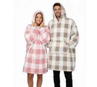 Venteo - Plaid à Capuche | Cadeau pour Homme Femme Pull Femme et Pyjama Femme | Ultra Doux