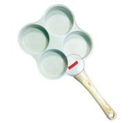 Venteo Poêle À 4 Emplacements Poêle À Pancakes Poêle À Omelette Antiadhérent Structure Aluminium Tous Types De Feux Dont Induction Manche Ergonomique 0.48 Gris