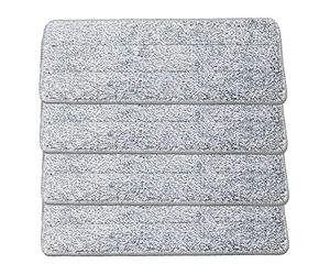 VENTEO - Recharge pour Balai Auto Nettoyant Auto Clean avec Seau Double Compartiment, Balai à tête pivotante et lingettes Microfibre (Lot de 4 Lingettes Microfibre)