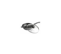 Venteo - Sauteuse façon pierre + son couvercle en verre - 24cm - KitchenPro