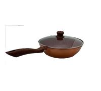 Venteo - Sauteuse granit 24 cm KitchenPro - Revêtement antiadhésif + couvercle
