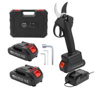 Venteo - Sécateur Électrique sans Fil | Deux batteires 21 V | Secateur de Jardin et Coupe Branche | Batterie Rechargeable | Outil Jardinage Outillage Professionnel